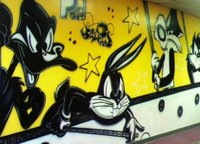AirbrushKing Pool Stars Mural 2005