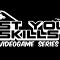 Test Your Skills Black VideoGame logo