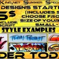 AirbrushKing Summer Specials 2011 Flyer